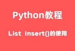 Python List insert()бԪصķ